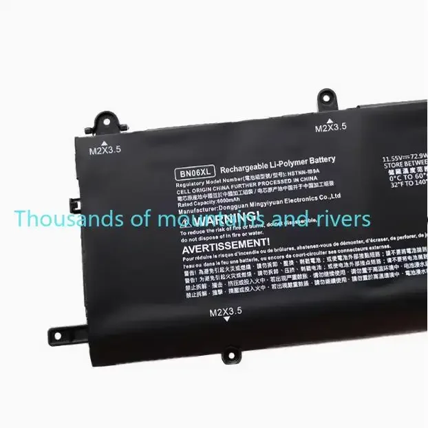 

NEW BN06XL 11.55V 72.9Wh Laptop Battery HSTNN-IB9A for HP Spectre X360 15-EB Convertible 15-EB L68235-1C1 L68299-005