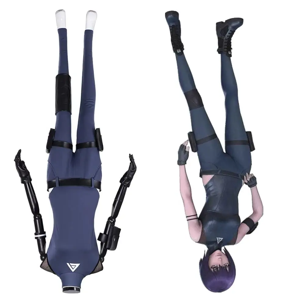 

Anime Ghost In The Shell Kusanagi Motoko Cosplay Costume Sexy Jumpsuit Set Halloween Carnival Outfit
