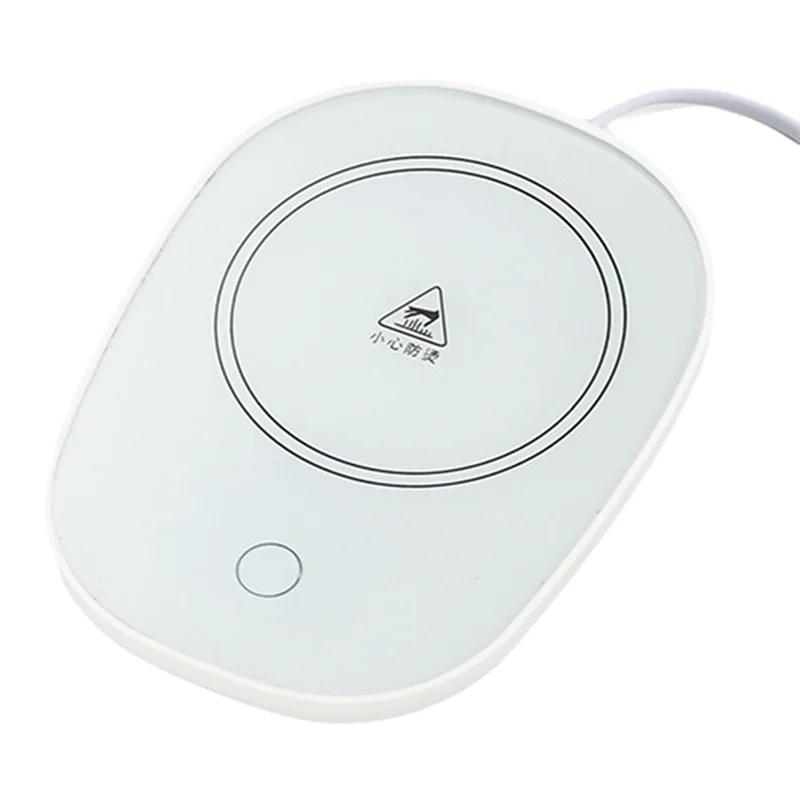 A74G-Coffee Thermostat Desktop Coffee Cup Thermostat Suitable For Coffee Lovers Candle Milk Tea Gift EU Plug