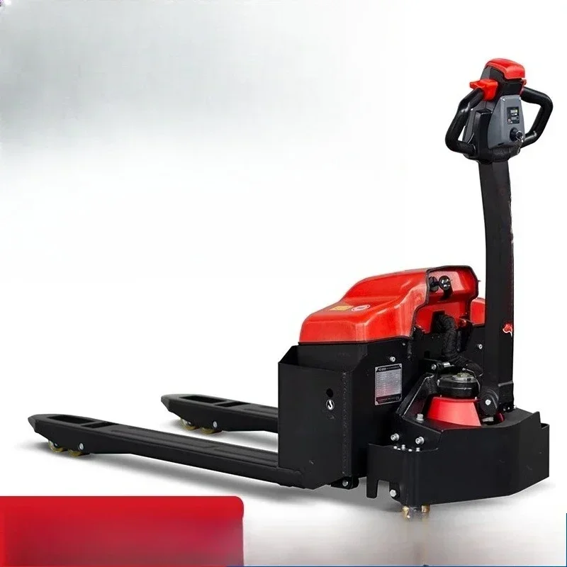 Fully electric forklift, pallet handling vehicle, 1.5-ton ground ox off-road construction site hydraulic lifting trailer