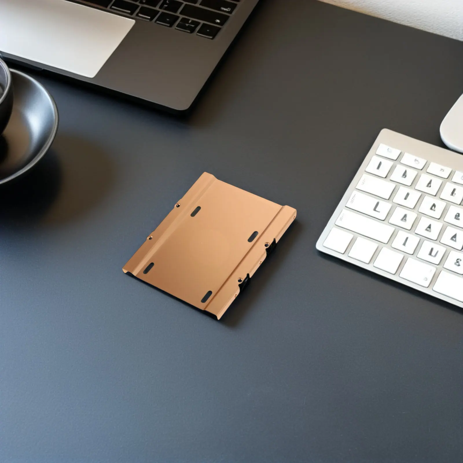 2Pcs Hard Drive Bracket Aluminum Alloy SSD Mounting Adapter Tray Holder Pci Slot Rear Panel Mount Rack for Desktop Pc Storage