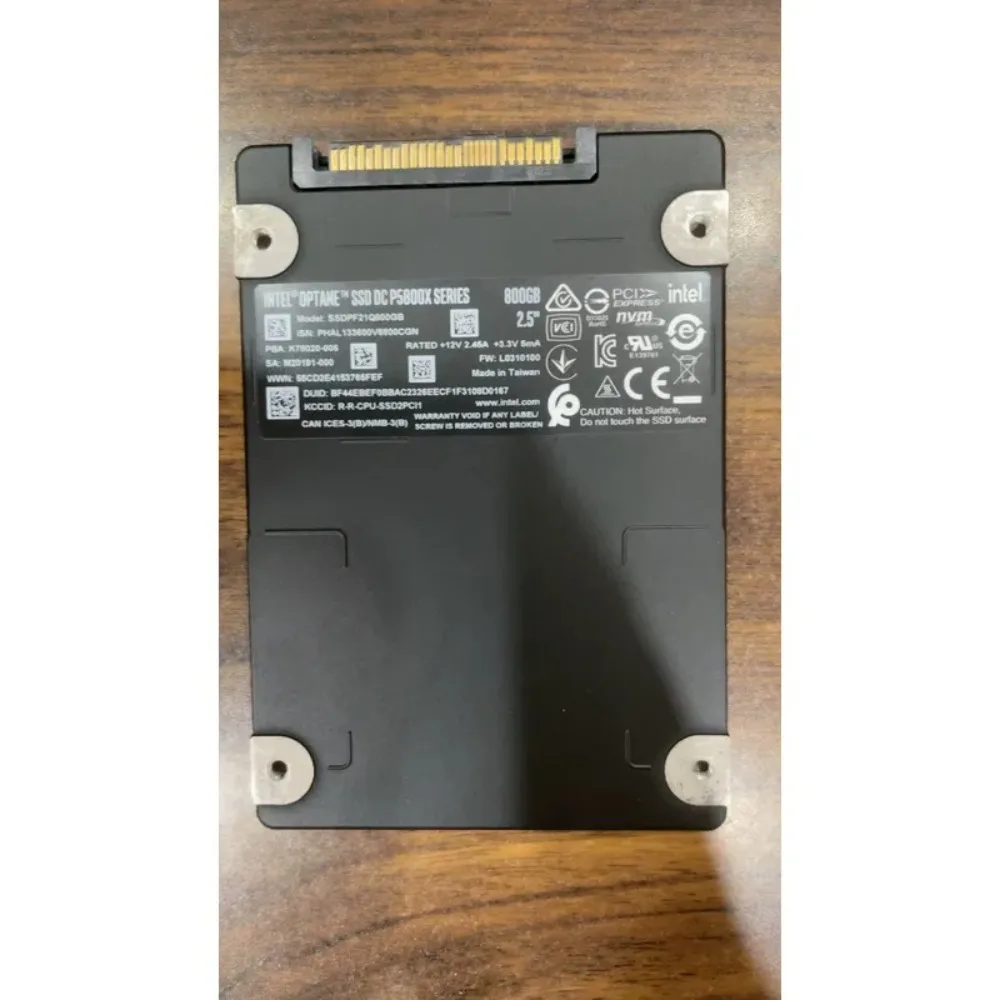 Disassemble / superior quality P5800X 800G U.2 Enterprise High Speed Hard Disk SSD