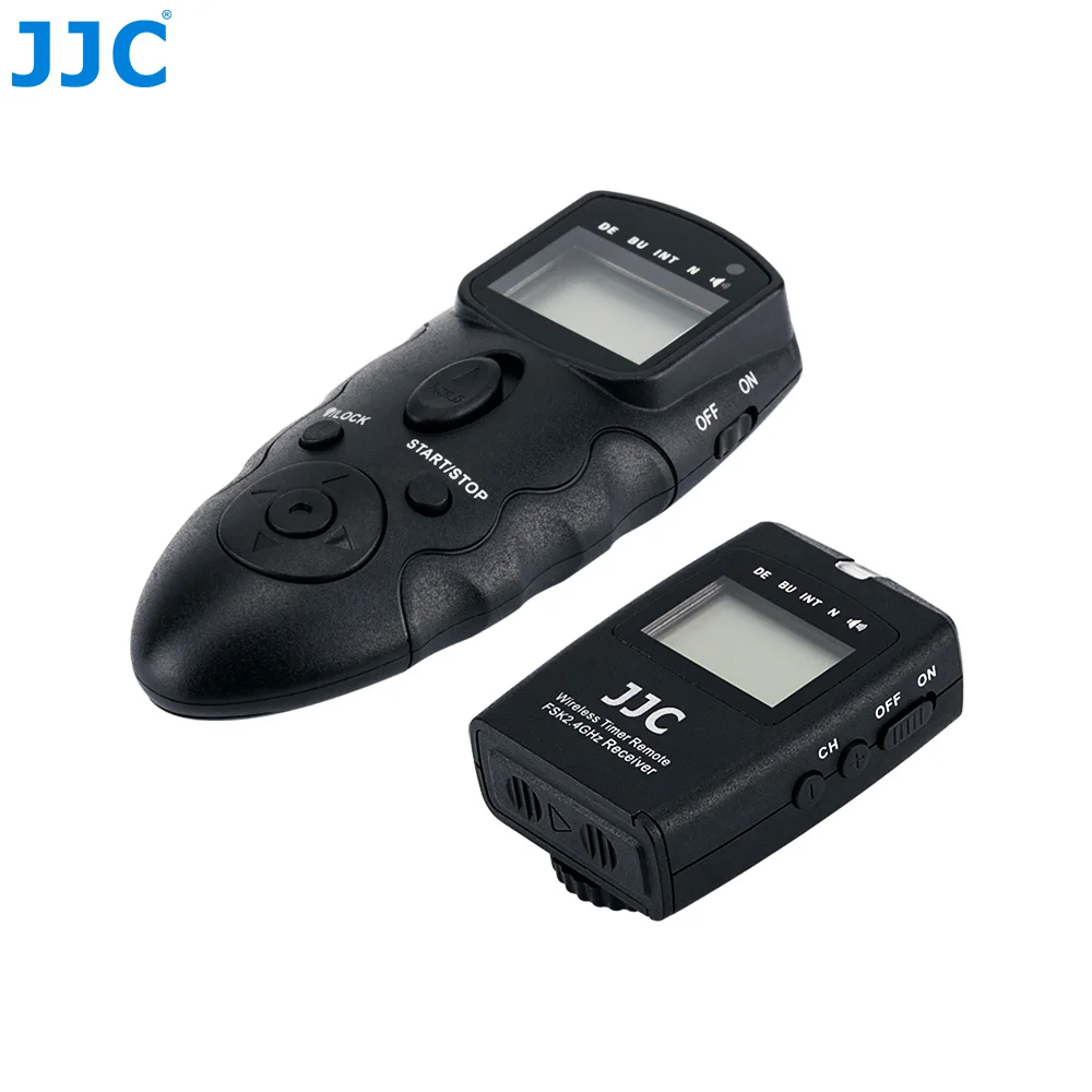 JJC DSLR Camera 100M Transmitter 2.4GHz 56 Channels RF Wireless Timer Remote Control for Panasonic LUMIX S9/G100D