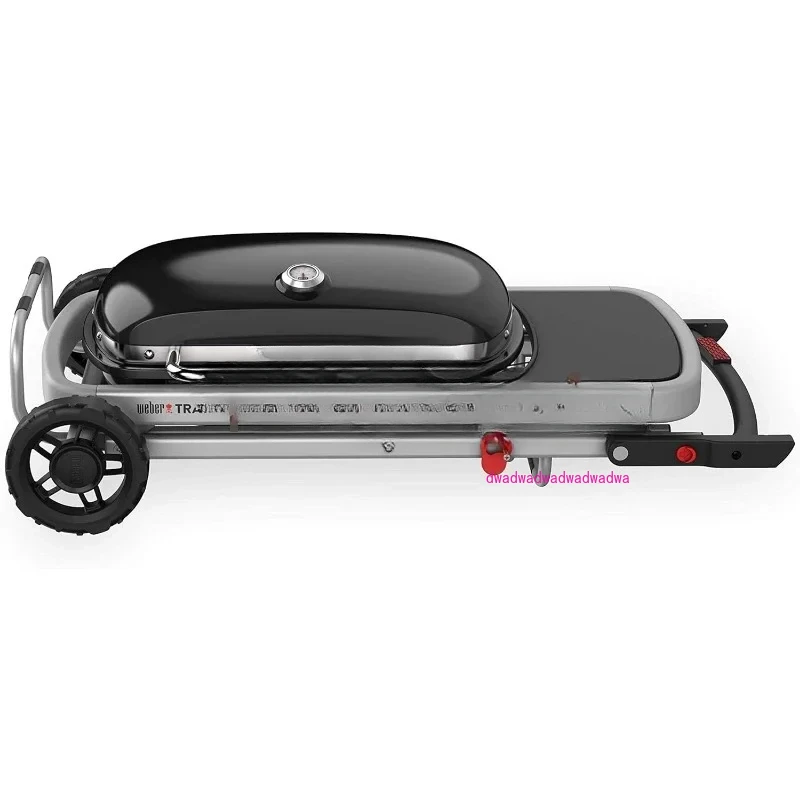 Weber Traveler Portable Gas Grill, Black