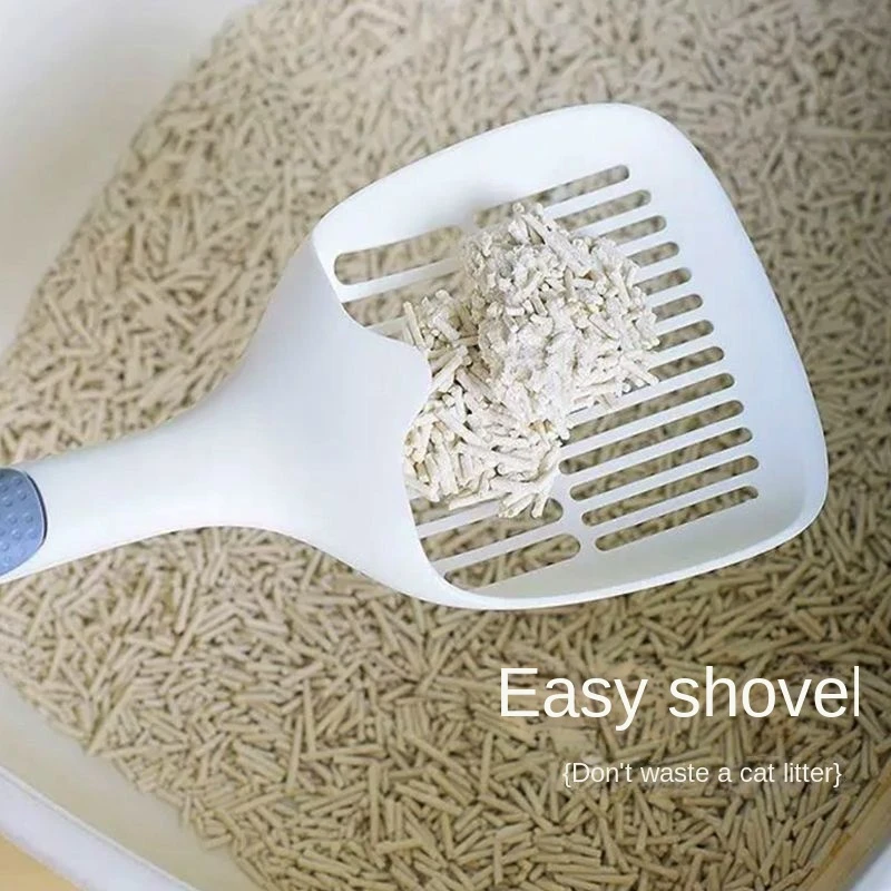 Cat Litter Scoop Plastic Cat Litter Shovel With Base Self Cleaning Cat Litter Shovel Kitten Toilet Clean Tools Pet Poop Shovel