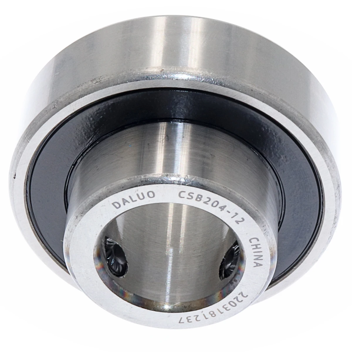 DALUO CSB204-12 19.05mm 3/4inch Spherical Insert Bearing With Setscrew Locking Standard duty Narrow inner ring Chrome Steel