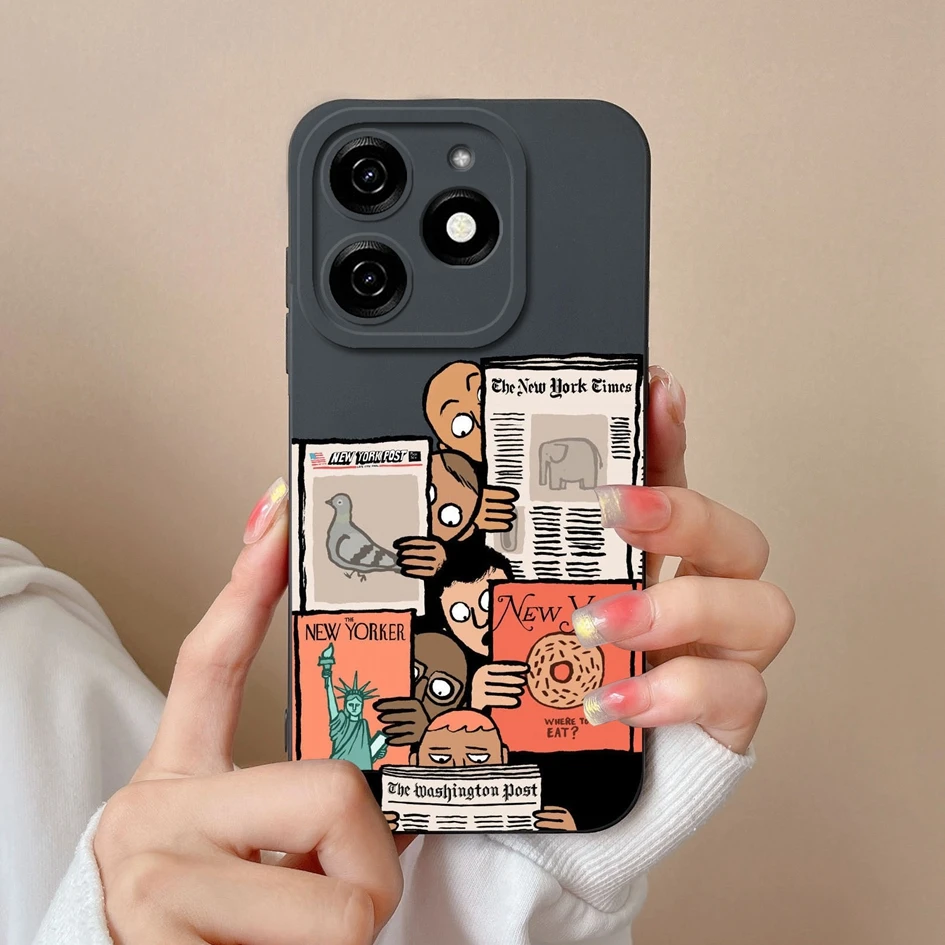 Phone Case For Infinix Smart 8 Plus Pro Shell Pretty Sweet Girls Protector Soft Silicone Back Cover For Infinix Smart 8 HD Funda