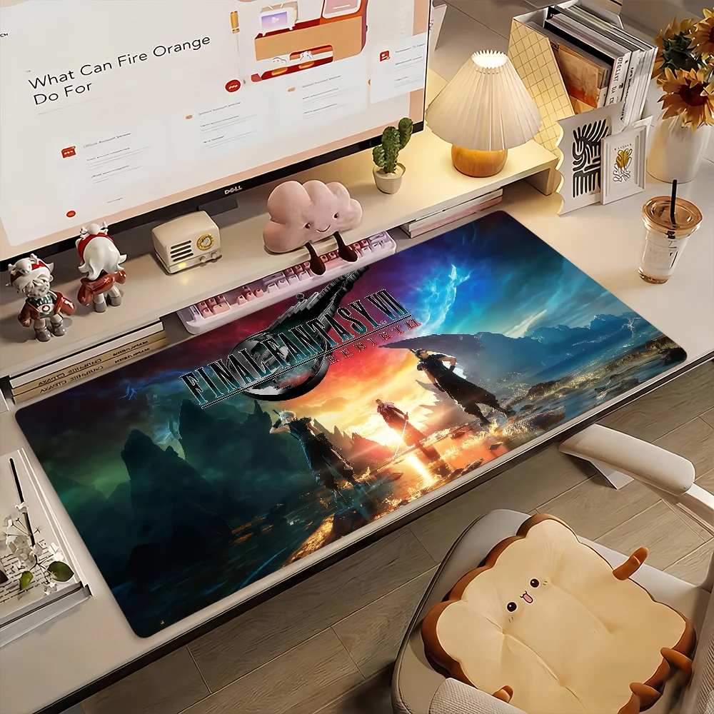 

Коврик для мыши Game Final Fantasy VII Rebirth, нескользящий резиновый компьютерный коврик, геймерский балансировочный декоративный коврик для стола, большой коврик для ноутбука и офиса