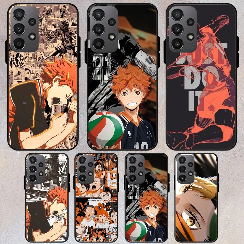 Coque de téléphone Anime Japan Volleyball, coque pour Samsung Galaxy A52 A53 A71 A30 S A72 A73 A80 A91, Bilibili H-Haikyuu Oya