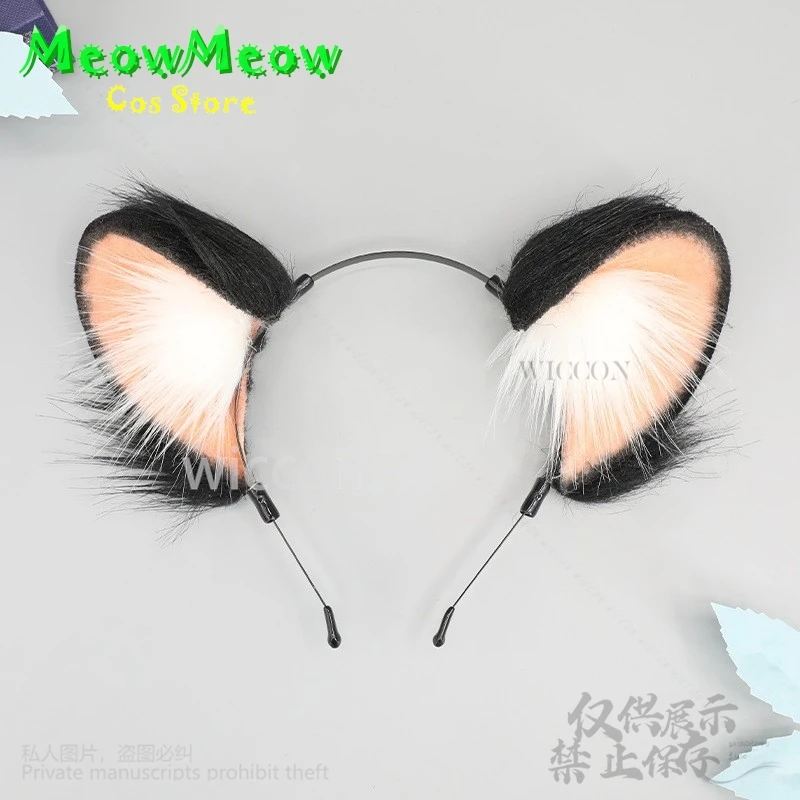 Anime BRAND NEW ANIMAL BNA Cosplay Kagemori Michiru Costume Tail Headwear Party Furry Halloween Xmas Plush Hip Hop Lotia Props