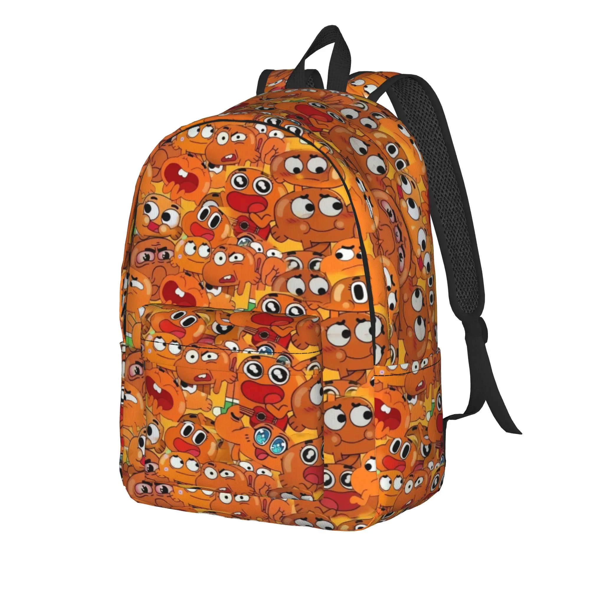 Gumball Gum Ball Watterson Amazing Cartoon Backpack  Cycling Backpacks Student Unisex Colorful Soft School Bags Fun Rucksack
