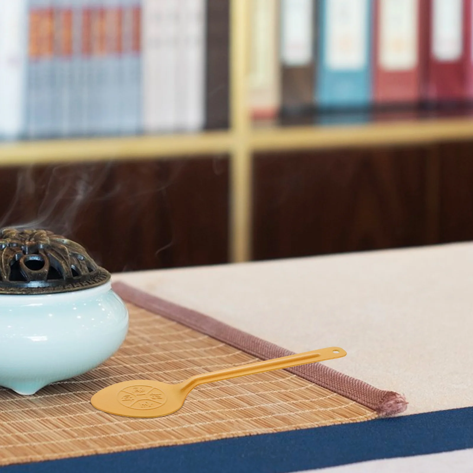 

2Pcs Incense Ash Trowel Set Ash Spreading Tool Versatile Use for Home and Altars Fine Craftsmanship Compact Buddhist Tools