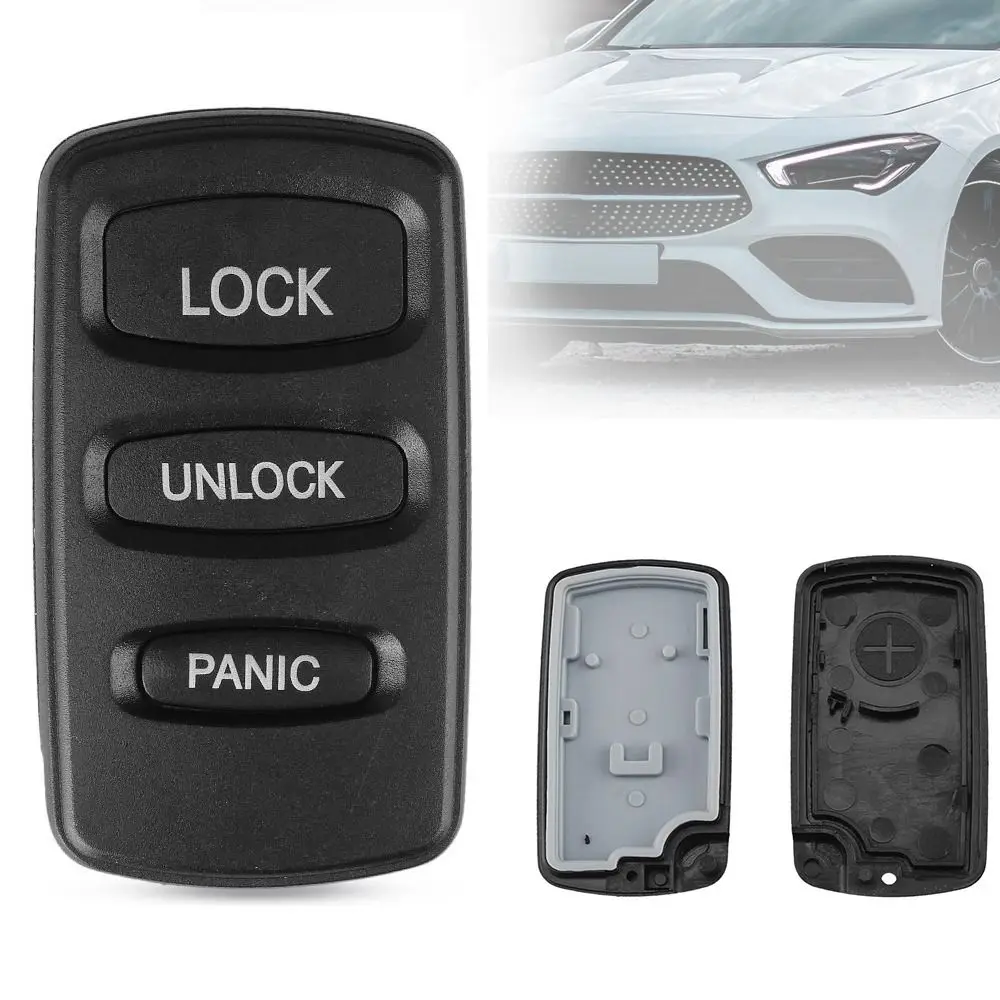 Keyless Remote Key Case modificato Black Car Key Fob 2/3 Button per Mitsubishi Lancer Galant Outlander Pajero V73 Montero Sport