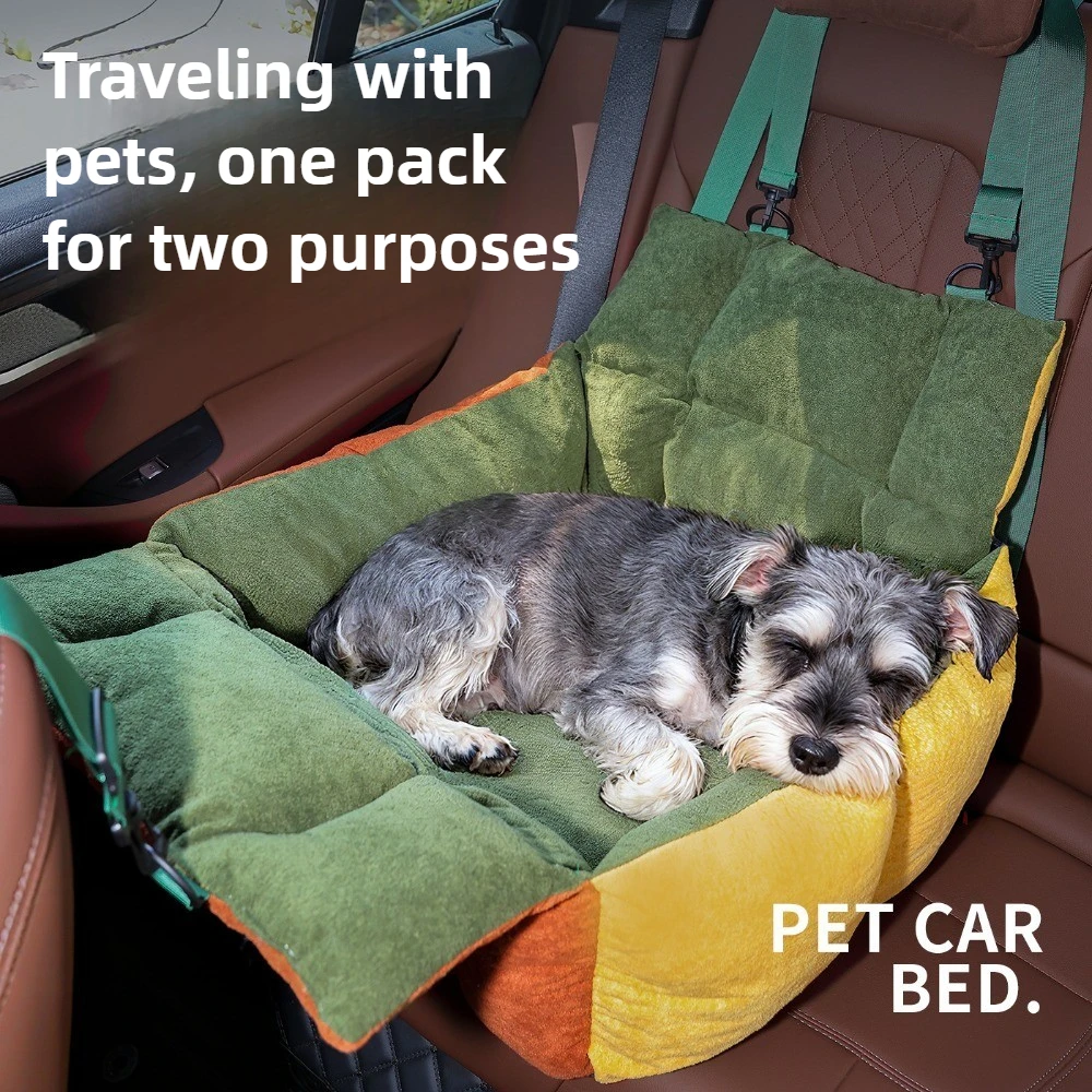 

2-in-1 pet car bag kennel co-pilot seat cushion car going out outdoor safety car nest cat nest