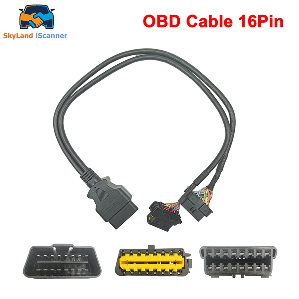

Best 16Pin Original Car Connector Extension Cable for Automotive Truck Inspection for Toyota/VW/Wuling OBD Diagnostic Tool