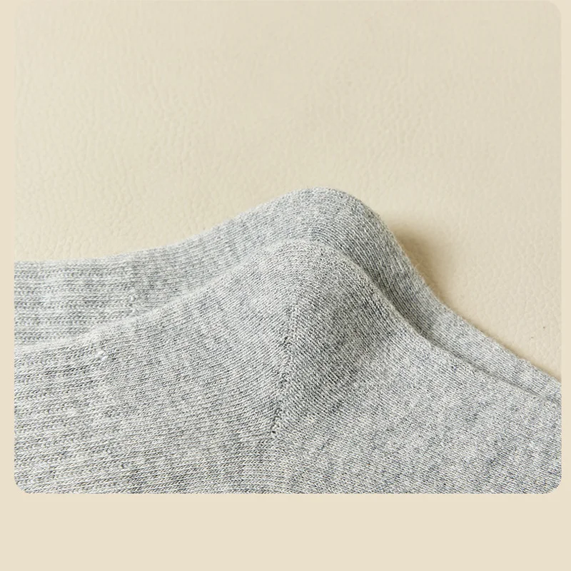 Hochwertige Herrensocken für Herbst und Winter, Verdickte Socken für Männer, Wärmesocken, Einfache Einfarbige Baumwollsocken für Männer, 5 Paar Neu – Detail 11
