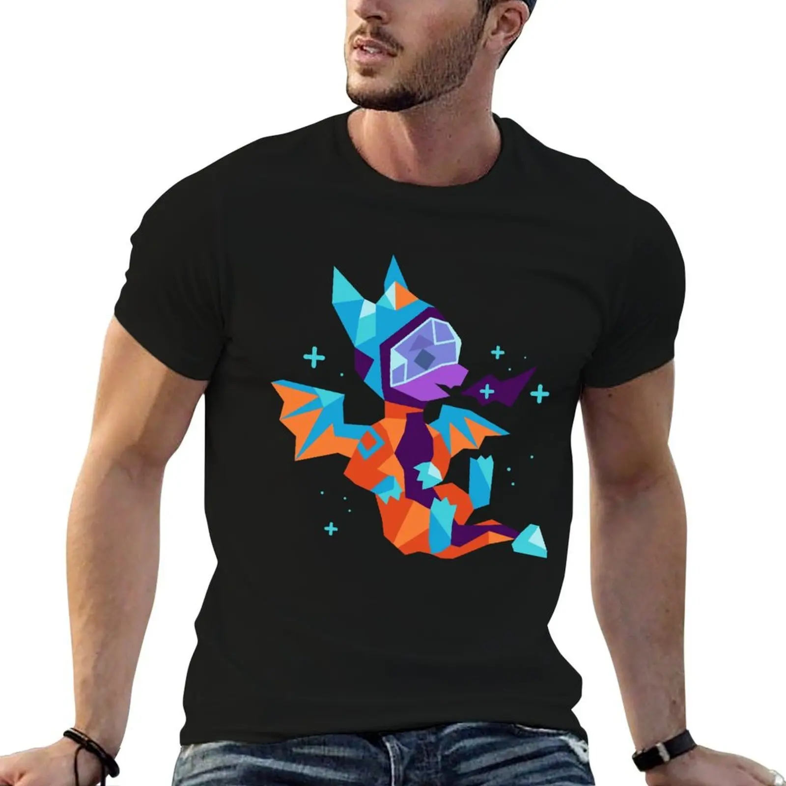 Space Spyro Xb6 T-Shirt clothes oversized t shirt plain black t shirts men