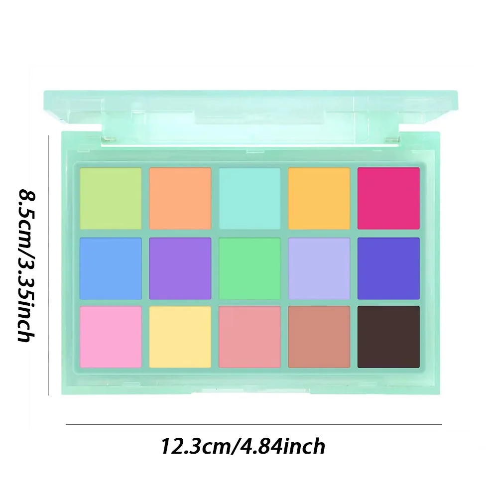 15 Colors Macaron Eyeshadow Palette Color Matte Makeup Smoky Eyeshadow Palette Sheer Color Longlasting Waterproof Wholesale Make