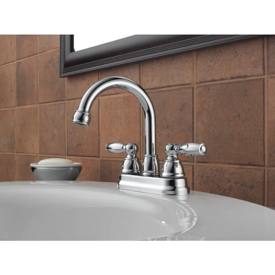 Peerless Claymore Two Handle Bathroom Faucet in Chrome P299685LF view 2
