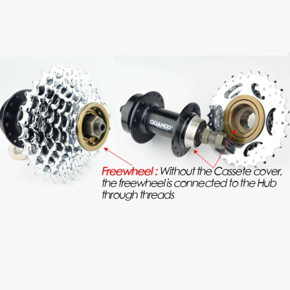 Bicycle Freewheel 6 7 8 9 10 Speed 11t-36t Mountain Bike High-strength Steel Modified Threaded Flywheel