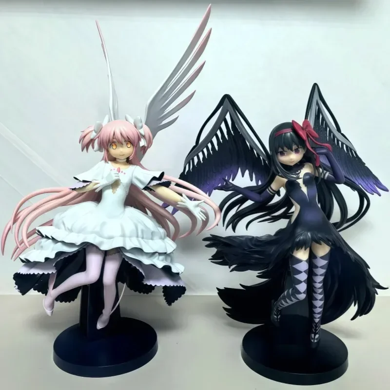 Bandai Namco Puella Magi Madoka Magica Figura de acción - Akemi Homura Muñeca coleccionable para niñas Regalo de cumpleaños Juguete Mercancía