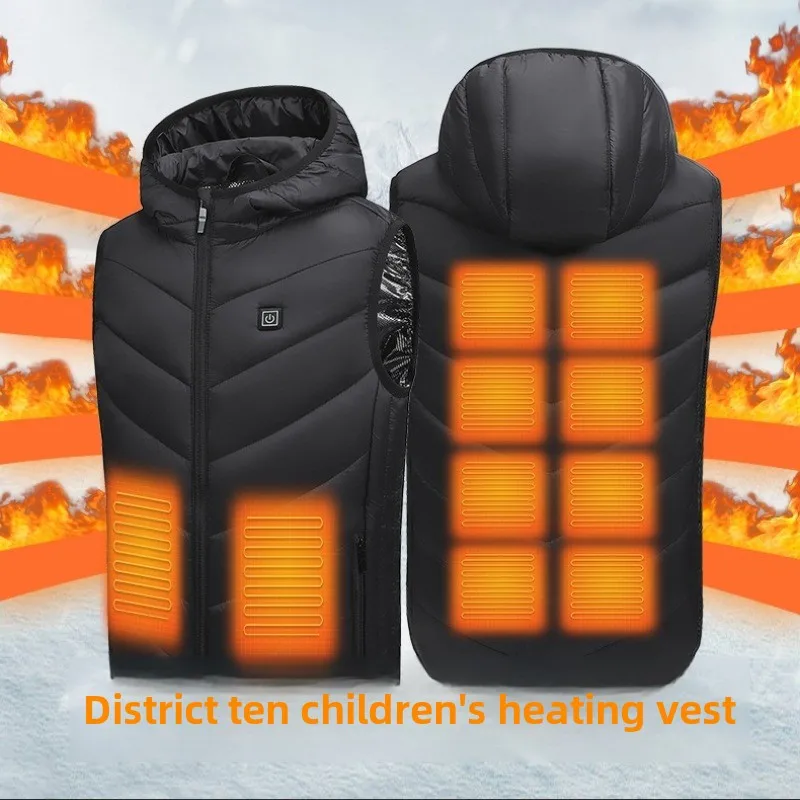 

Новая детская одежда с умным подогревом, детский жилет с подогревом, электрическая термокуртка