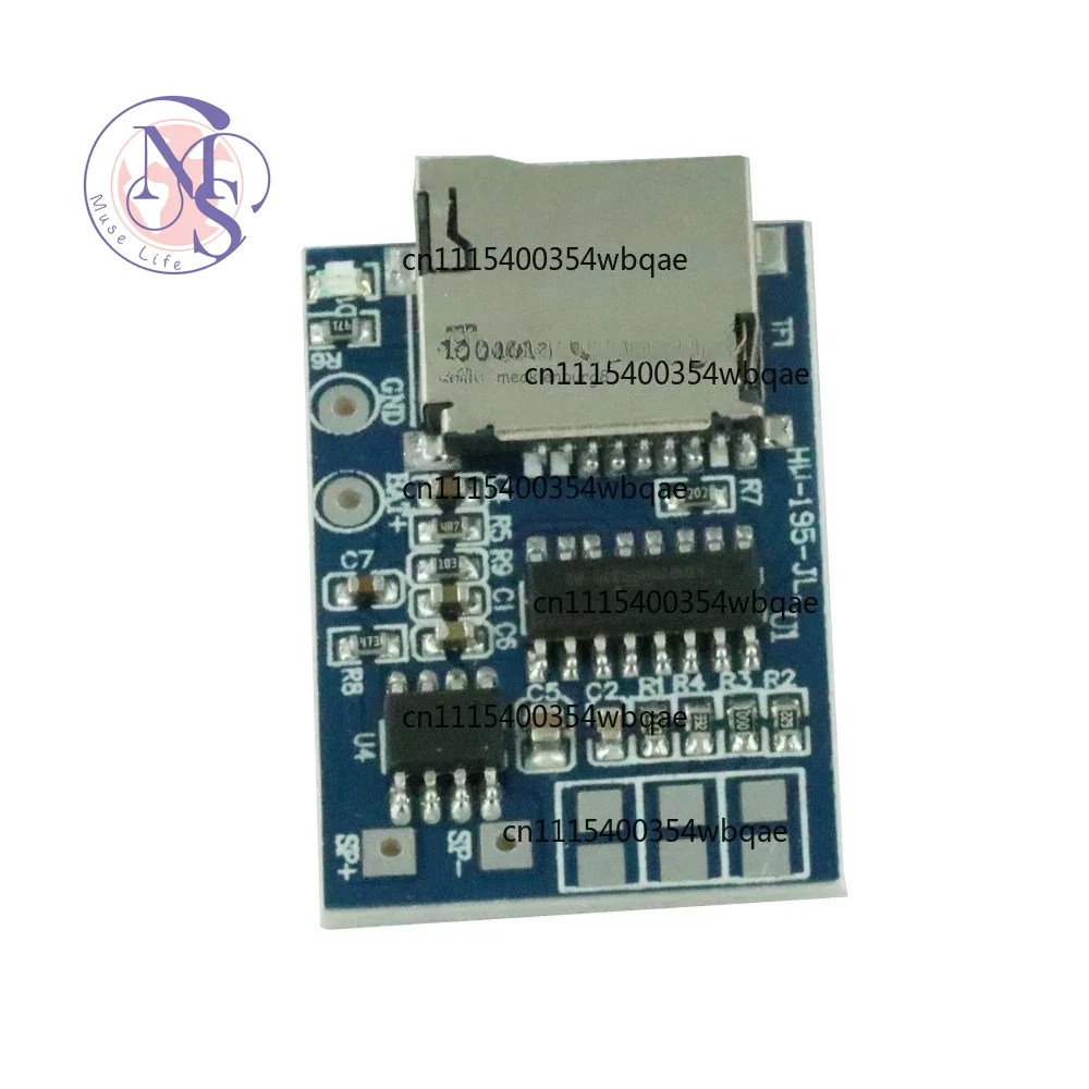 ZOCI-FOR-GPD2846A MP3 Decoder Board TF Card FM Radio USB Audio 2W Mono Amplifier DC3.7V-5V, Replacement Parts