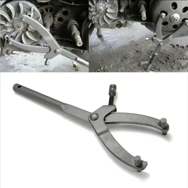 Heavy Duty Universal Variator Clutch Remove Holder Repair Tool Motorcycle Moped Scooter Flywheel Y-type Motorcycle High Quality image 5