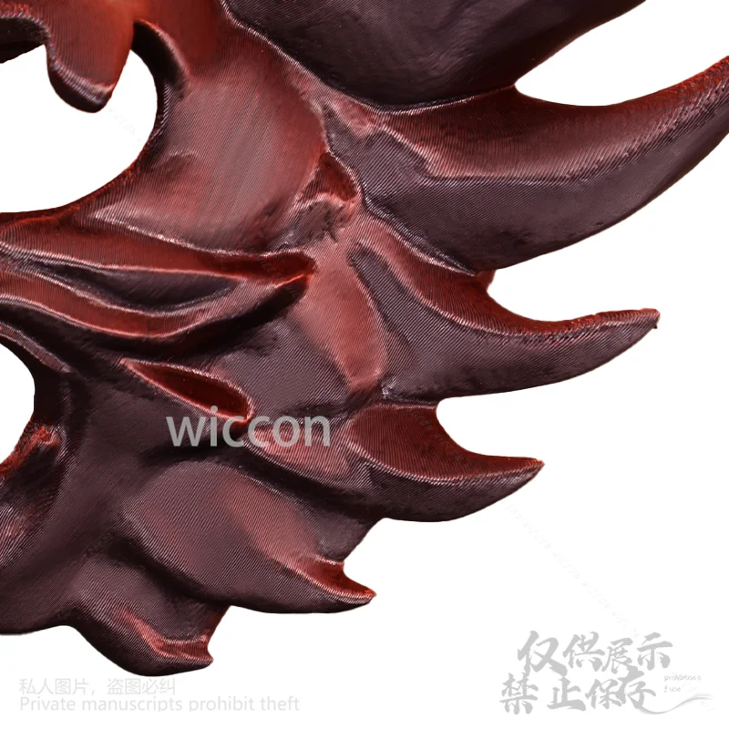 Аниме Монстры Дракон Косплей Хэллоуин 3D Полилактическая кислота Ужасная маска Реквизит День рождения Ночной клуб Сценические представления по индивидуальному заказу