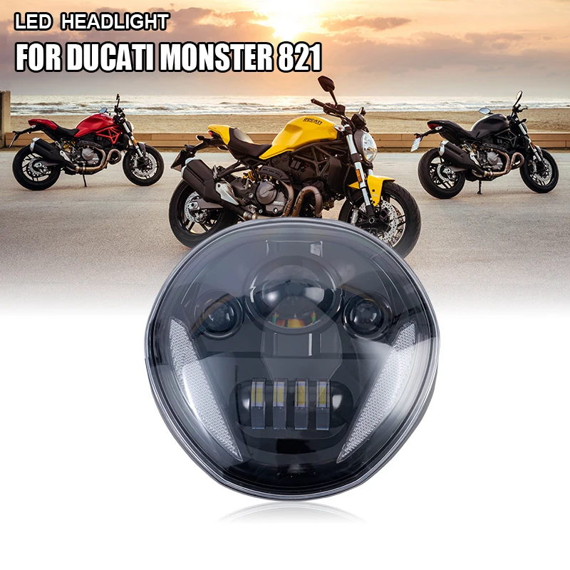 Front Headlight Headlamp for Ducati Monster 821/1200 1200R