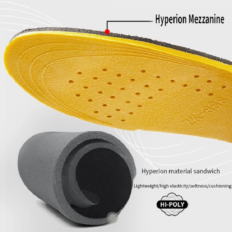 Height Increase Insoles for Women Men Invisiable Boost 1.5-3.5cm Breathable Orthopedic Elevator Insoles Shock Absorption Pads