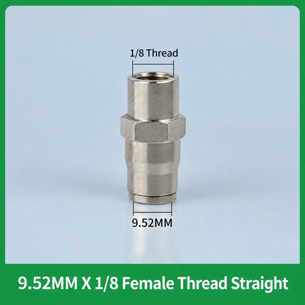 9.52mm High Pressure Misting System Connector Elbow Connector Atomizing Nozzle Adapter Nozzle Adapter Leak Proof Seal