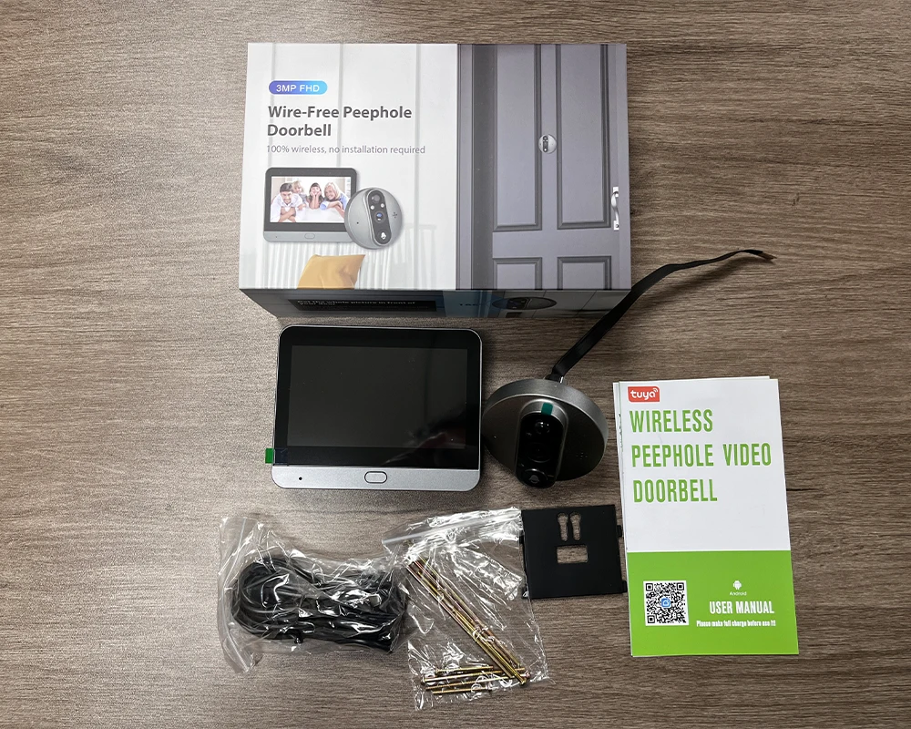 Tuya peephole door camera product view 17