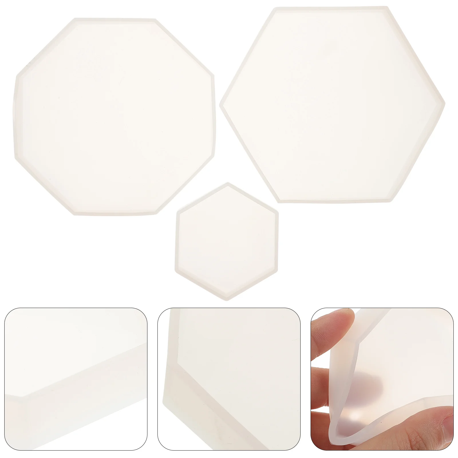 

Display Tray Model Epoxy DIY Mold Geometric Mold Coaster Section Silica Gel Resin