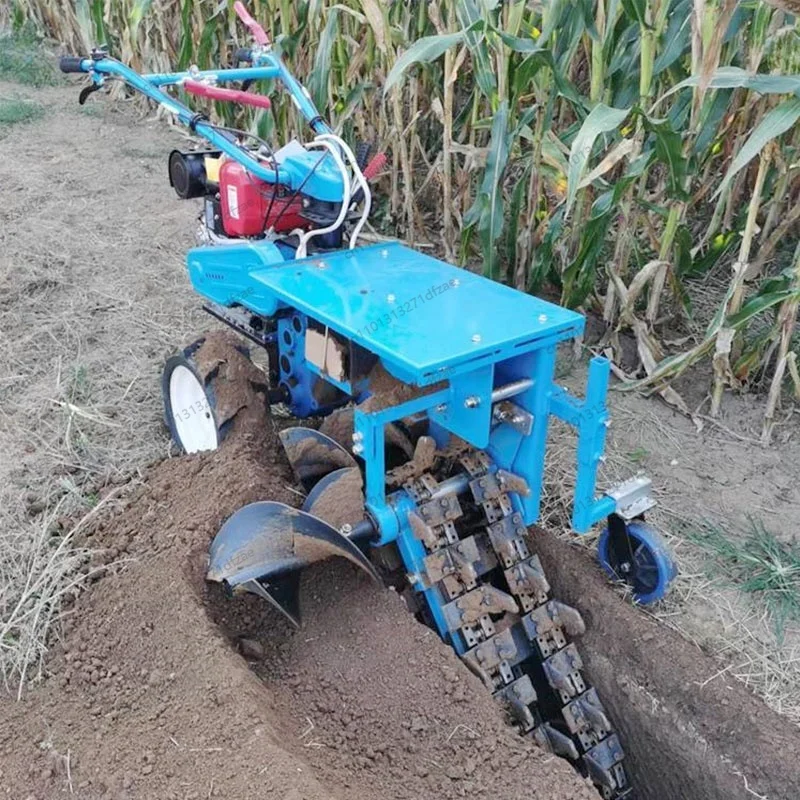 Multipurpose Agricultural Small Chain Trencher Handheld Chain Trencher