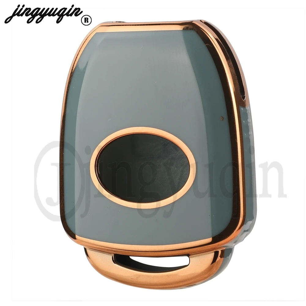 jingyuqin NEW TPU 2/3/4 Buttons For Toyota Camry Rav4 Corolla Tacoma Vios Prius C Highlander Car Key Cover Case Shell