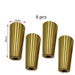 Metal Cadeira Leg Cap, Rodada Móveis Leg Cover, Mesa Cadeira, Sofá Pés Tampa, Floor Protector, Liga de zinco, Gabinete, Dresser, 4Pcs