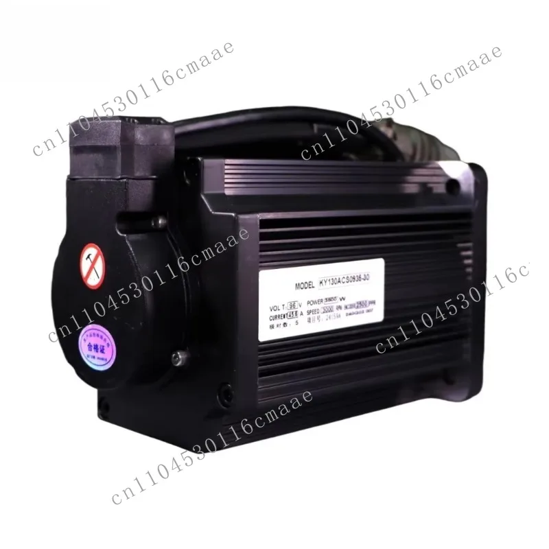 96V 3500W 45.5A 3000RPM Permanent Magnet Synchronous Motor with Encoder