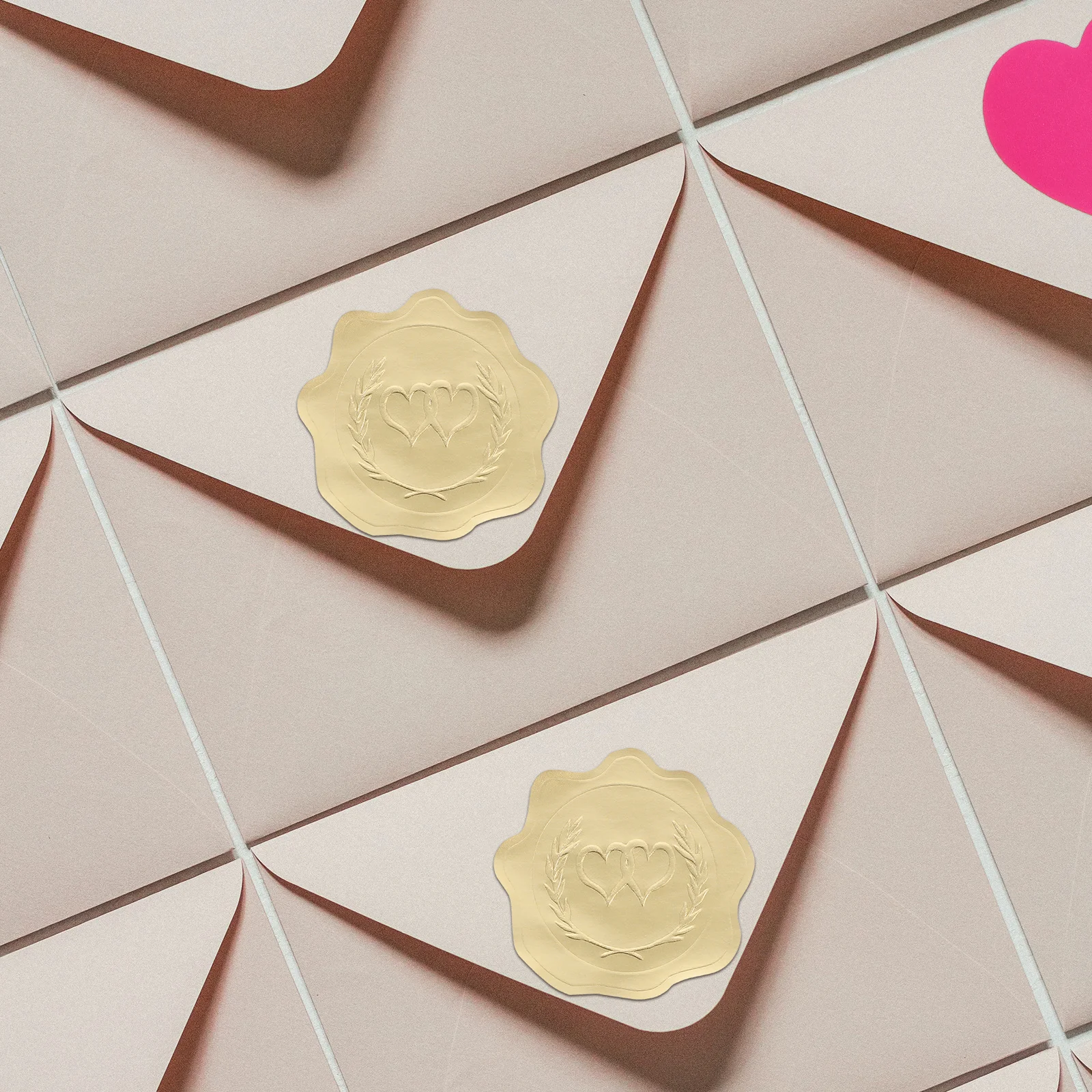

5 Sheets Round Seal Embossed Packaging Label Stickers Household Decorative Sealing Stickers For Party Diy Gifts