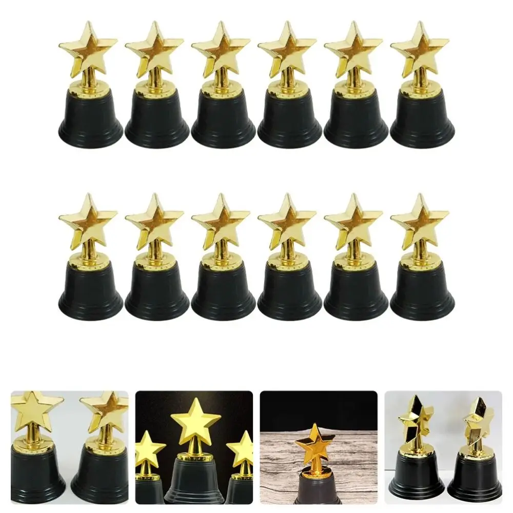 Kids Trophy Awards Plastic Model Star Small Prize Cup School Rewarding Supply Competition Soccer Winner Award Trophy Toy