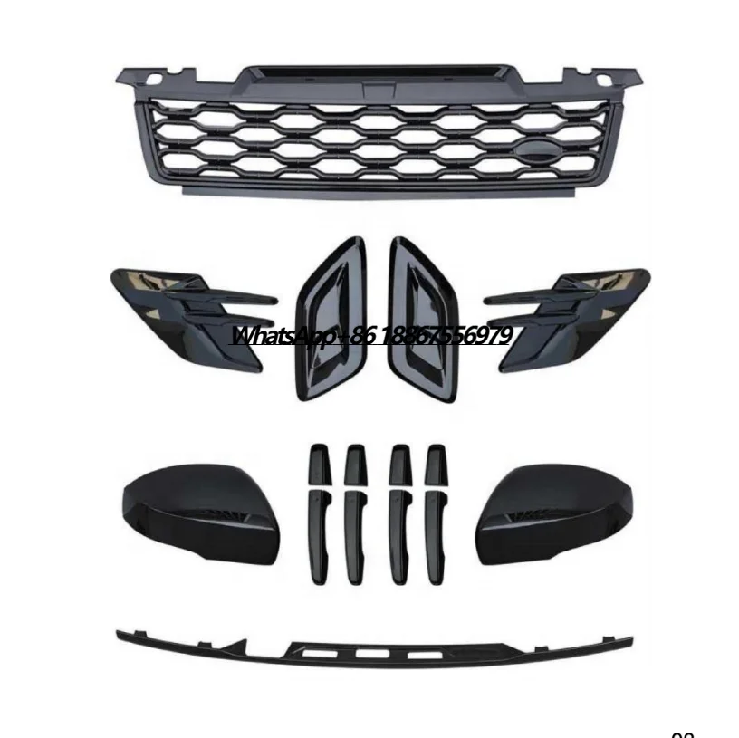 

Side Fender Vent Grille Trim for Land Rover Range Rover Sport L494 2018-2022 21 Grille Handle Cover Mirror Cover