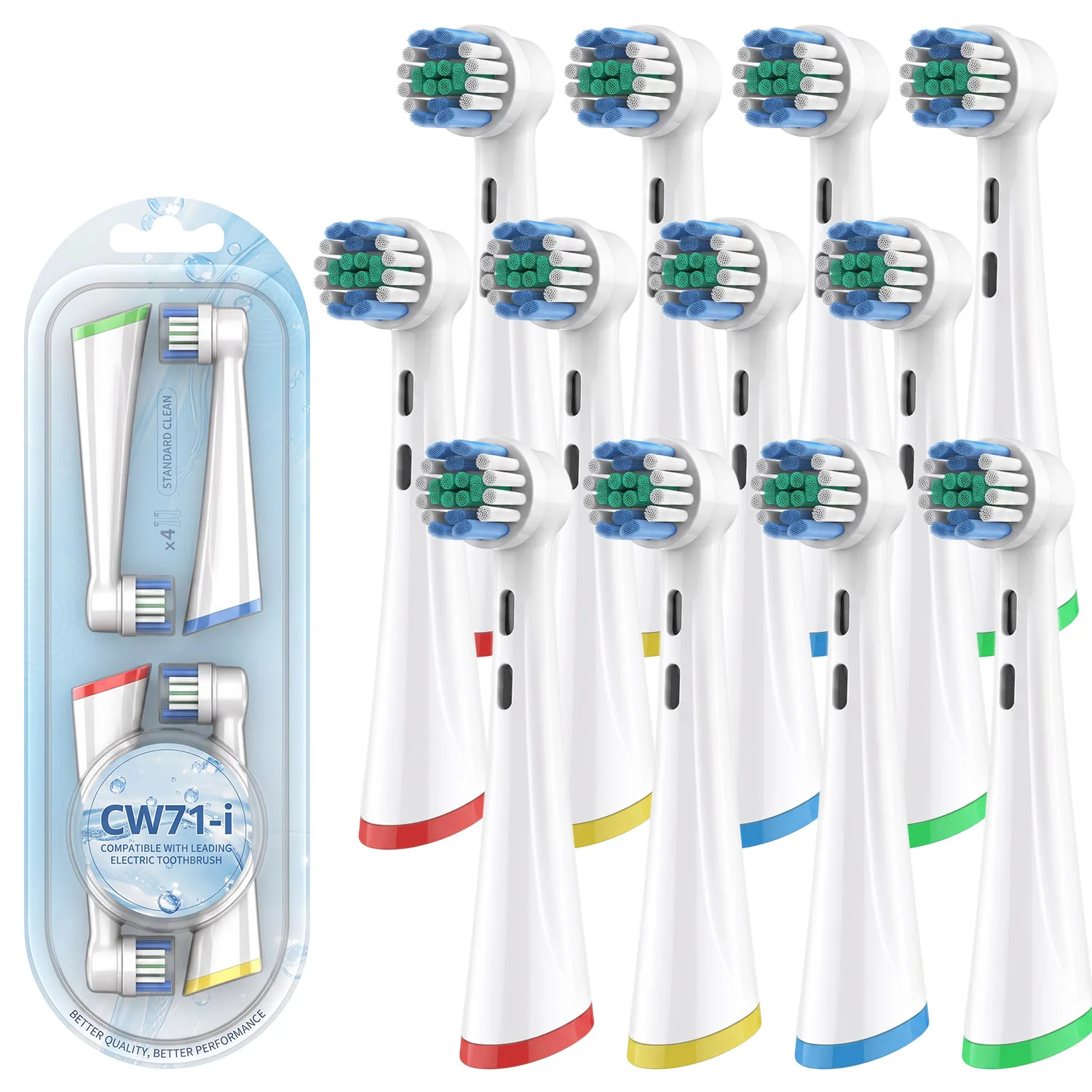 4/8/12/16PCS Replacement Toothbrush Heads Compatible for Oral I/O 2/3/4/5/6/7/8/9/10/7 B Electric Toothbrush Refills Soft Nozzle