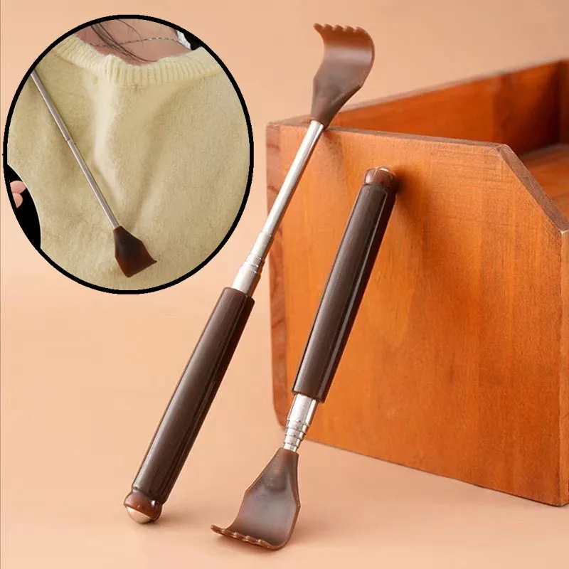 1pc Extendable Magnetic Ball Hackle Back Scratcher With Magnet Telescopic Scratching Backscratcher Massager Back Scraper Tools