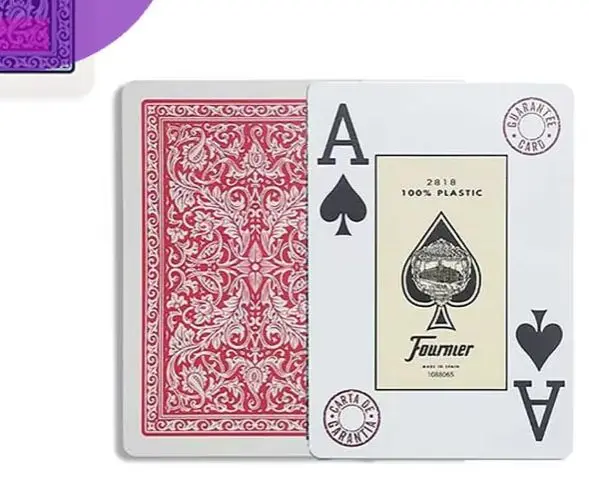 Infrared Marked Cards for UV Invisible Ink Lenses Anti Cheating Poker Fournier 2818 Board Game