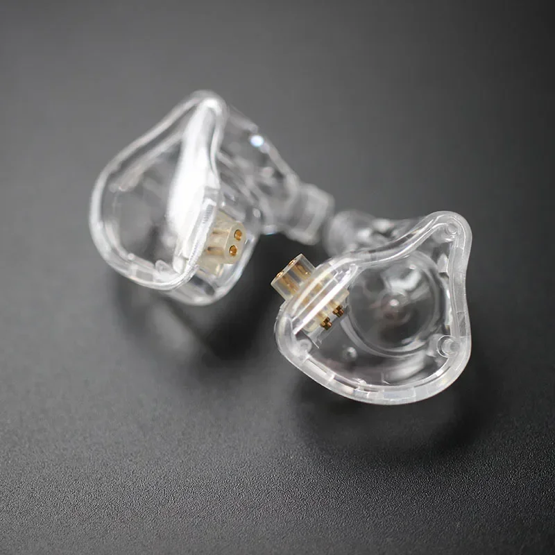 1 Pair ABS Earphones Shell Case 10mm 1DD+BA For HIFI Sound Earphones 0.75mm Female Seat DIY Earphone Case Cover