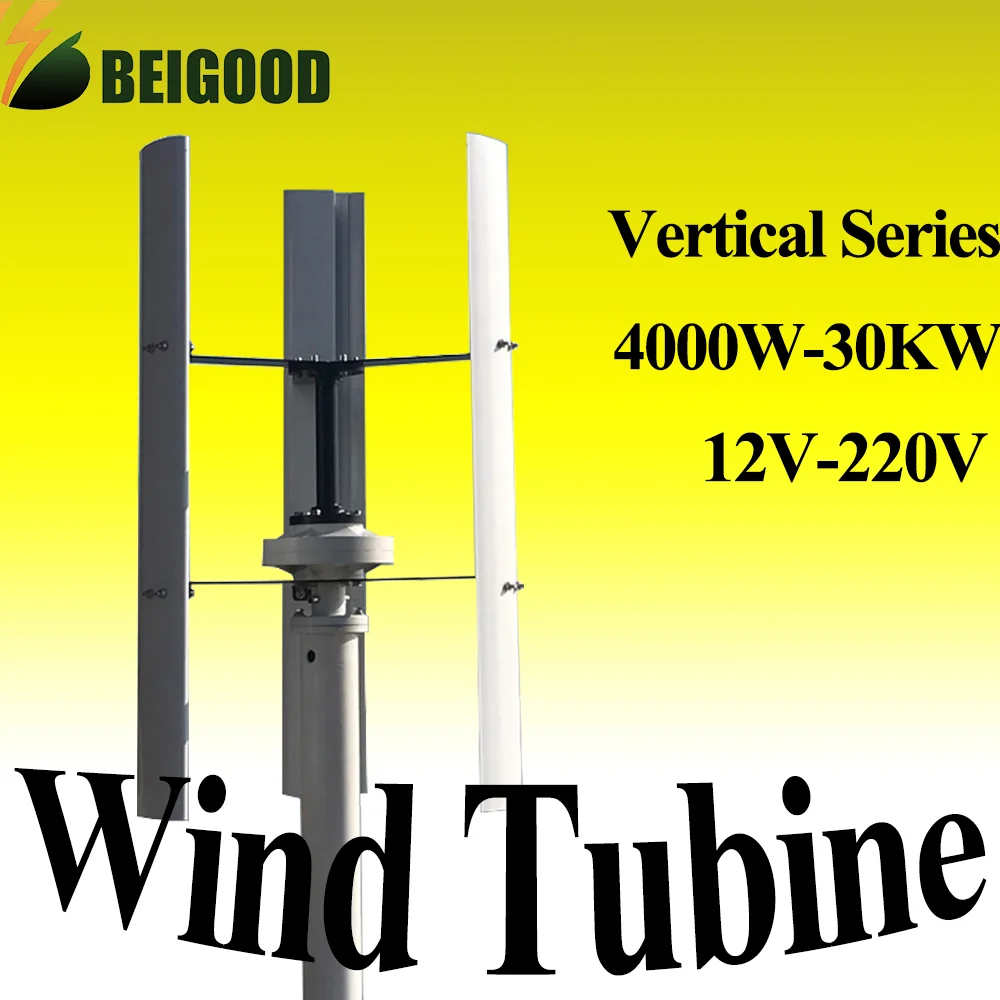 

Free Energy Windmill Vertical Permanent Maglev Wind Turbine 10KW-30KW 48V Generator With Controller Electricity Generation