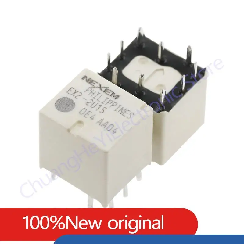 New Original EX2 EX2-2U1 EX2-2U1S EX2-2U1L EX2-2U1J Automotive Relays 10Pins 25A 12V On board central locking relay