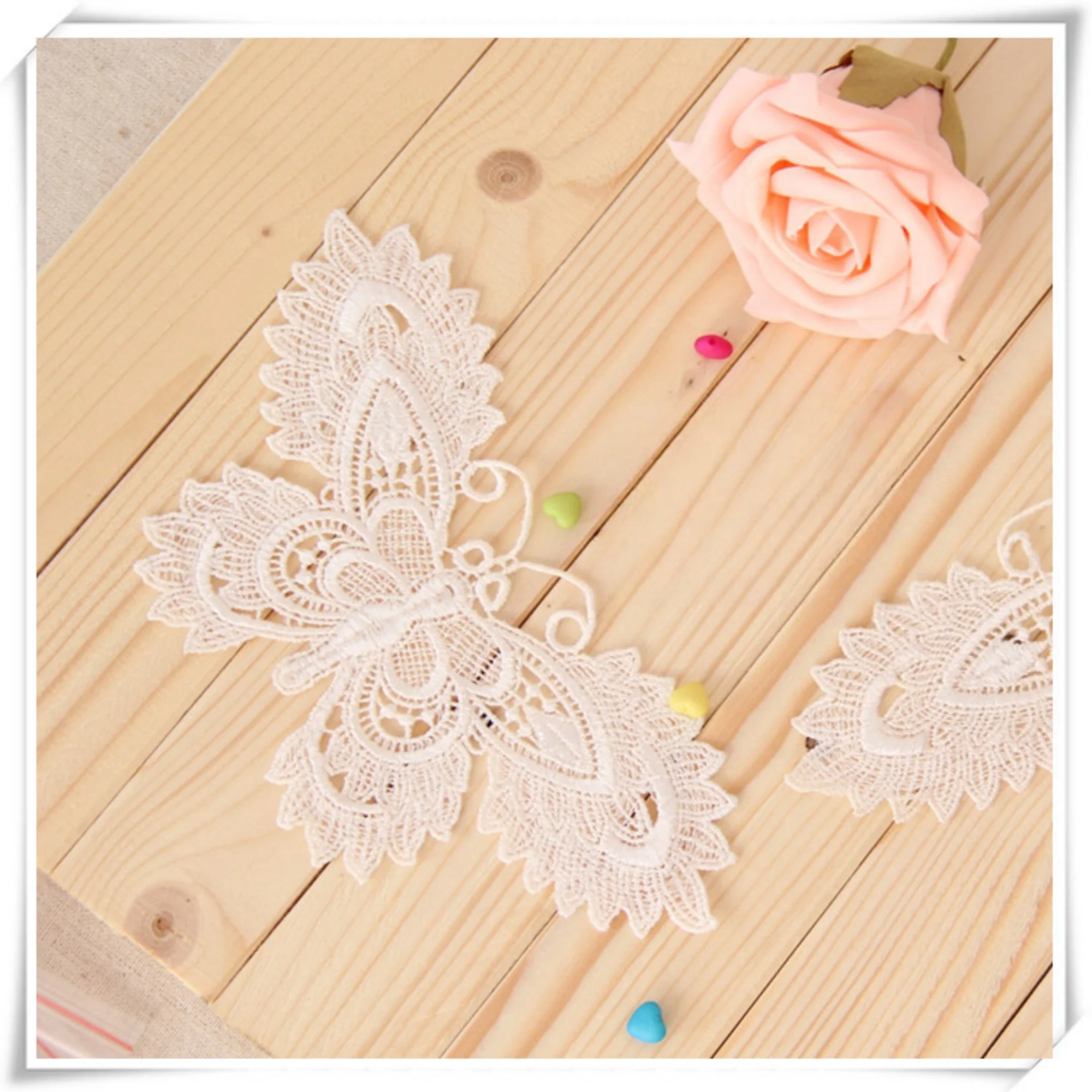 1 Uds. Apliques de encaje, apliques de mariposa, parches para suministros de boda, apliques de pelo nupcial, tocado