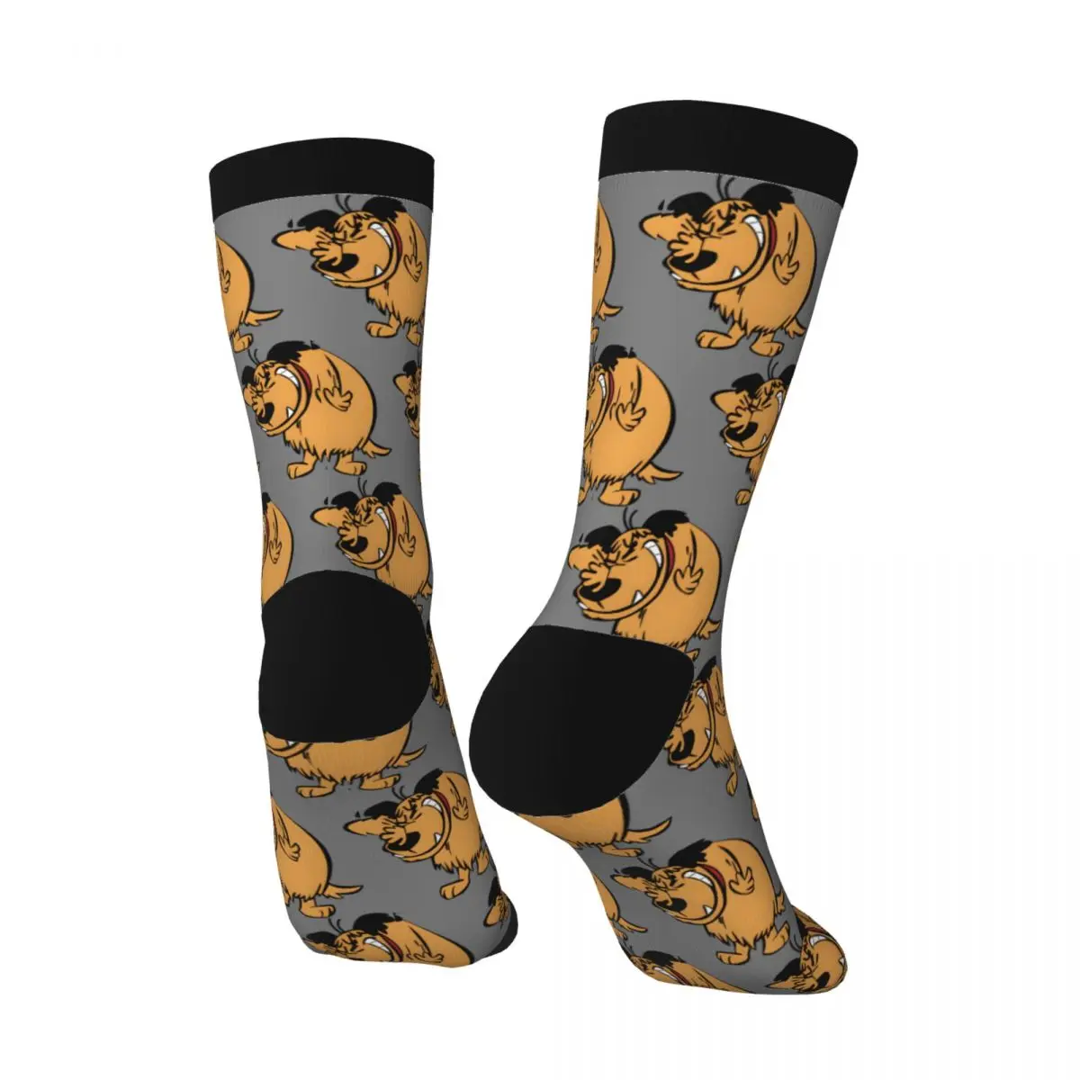 Happy Funny Men's compression Socks Eccentric Retro Harajuku Muttley Hip Hop Novelty Seamless Crew Crazy Sock Gift Printed