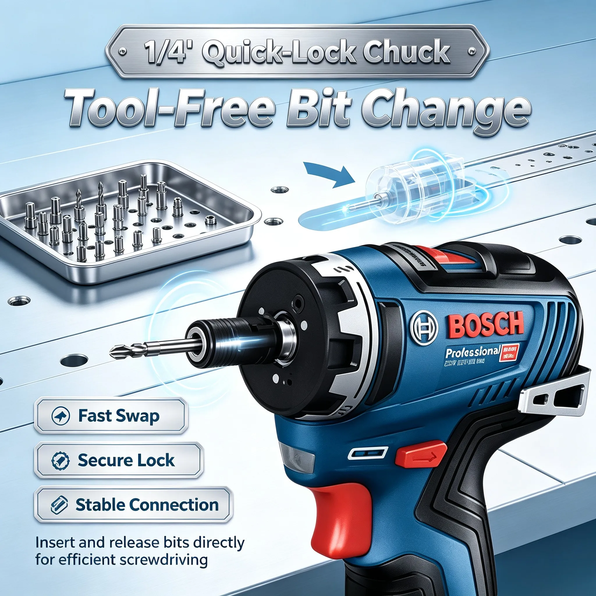 Bosch 12V-35 HX 12V Brushless Cordless Drill Driver/Screwdriver Li-Ion Battery Professional Electric Power Tool